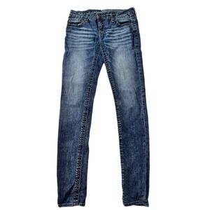 Daytrip Capricorn Skinny Jeans Dark Wash Stretch Denim 28L DBK131